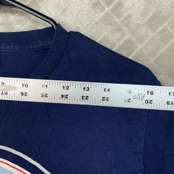 Men Small T Shirt Navy Blue Newark NJ Never Forget Basketball Short Sleeve - Picture 8 of 16